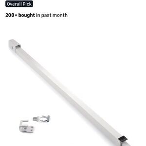 Patio Door Security Bar - White